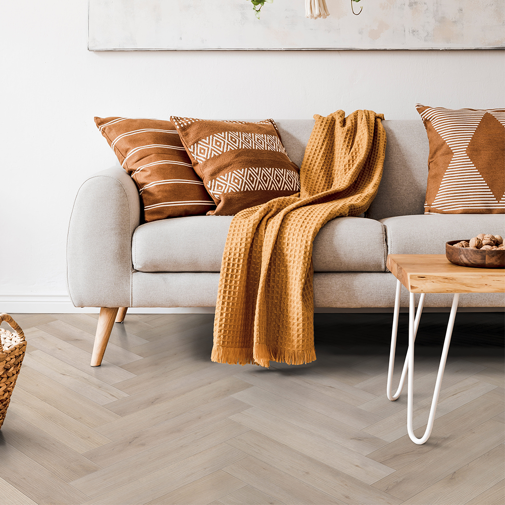 Solidfloor Mansion Klik-PVC Visgraat Vloer Natural Oak 1.35m2